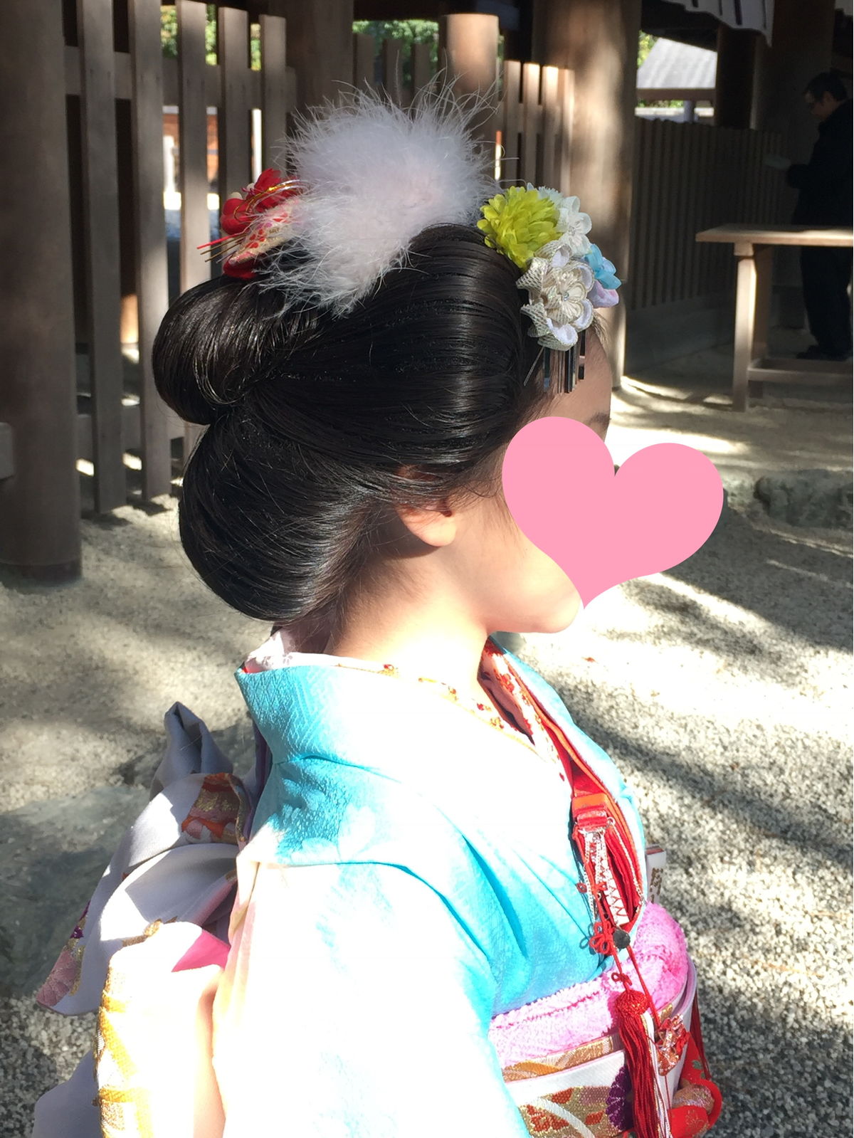 七五三 日本髪 桃割れ | 名古屋のヘアセットで評判のMAKIあーとより実績のご紹介
