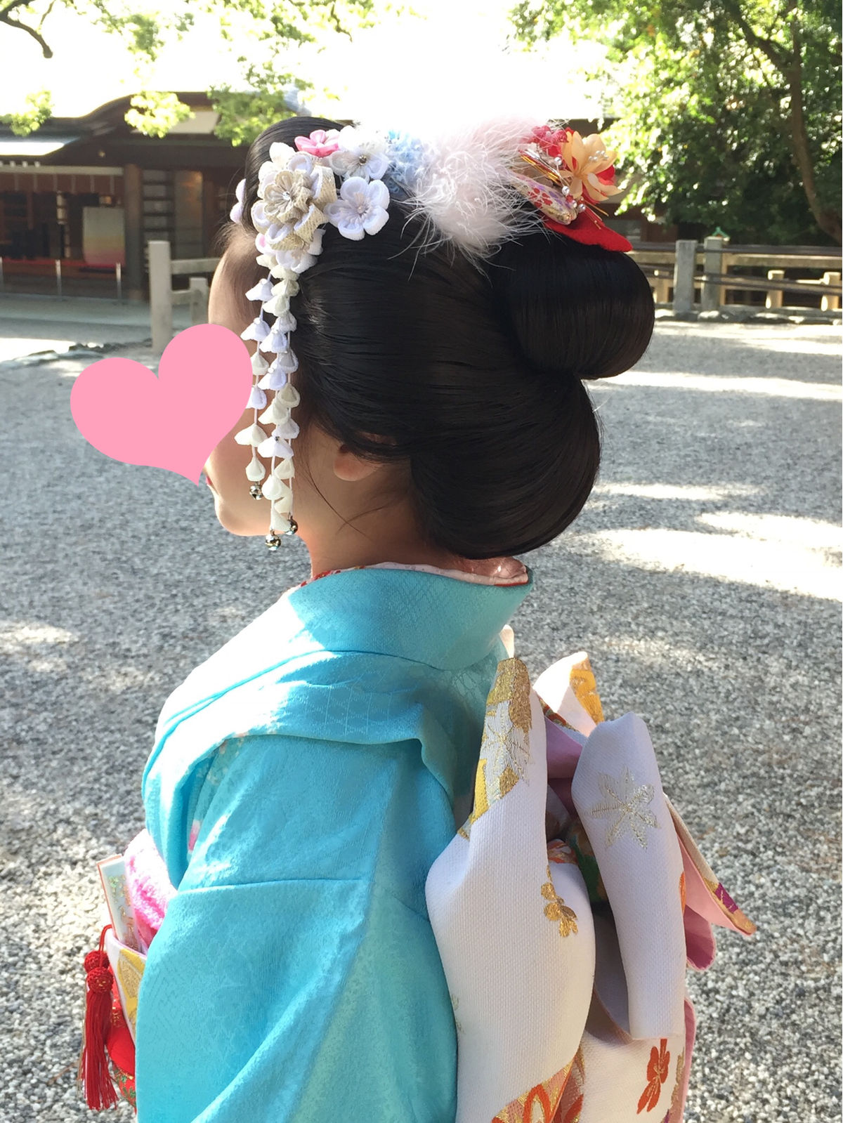 七五三 日本髪 桃割れ | 名古屋のヘアセットで評判のMAKIあーとより実績のご紹介